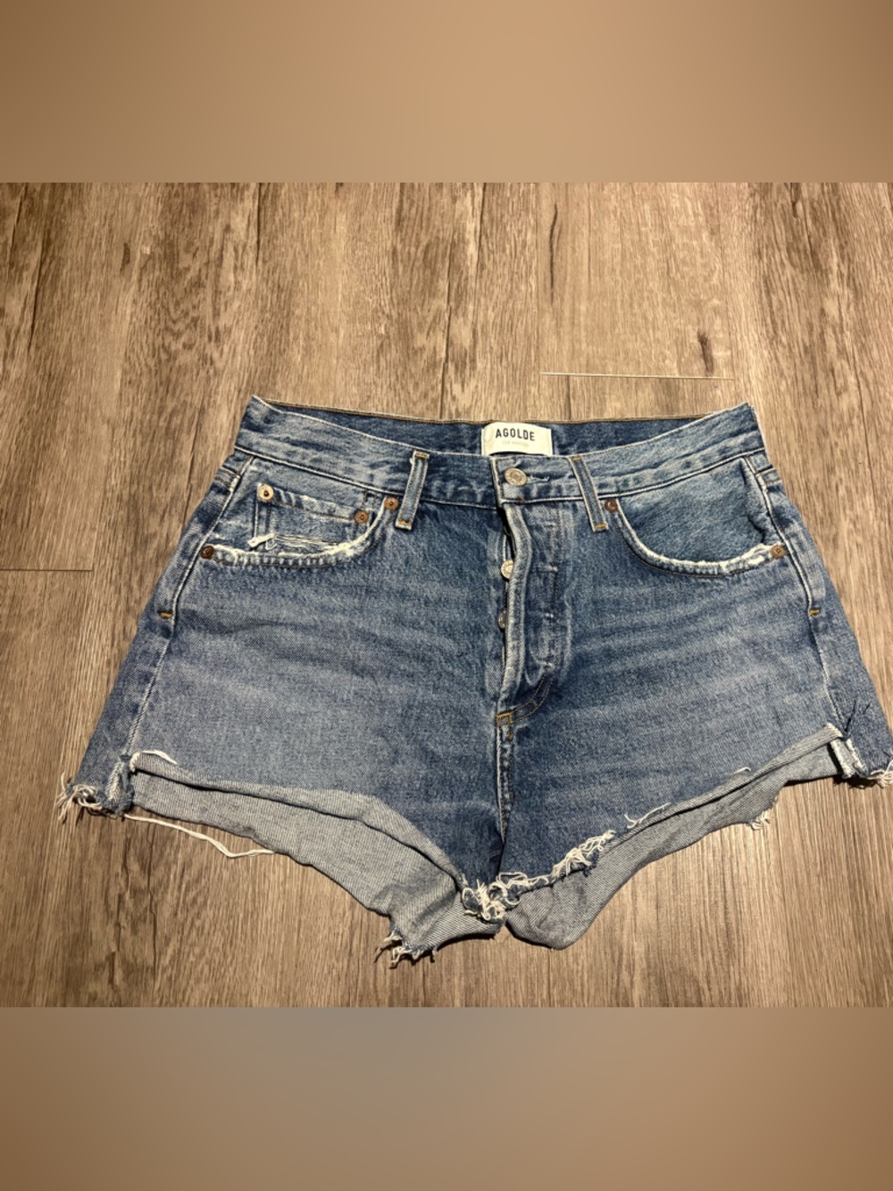 Aritzia Agolde Denim Shorts 25